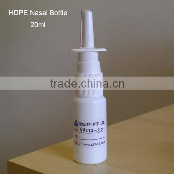 20ml Pharmaceutical HDPE Oral Spray Bottle, Screw Type Neck