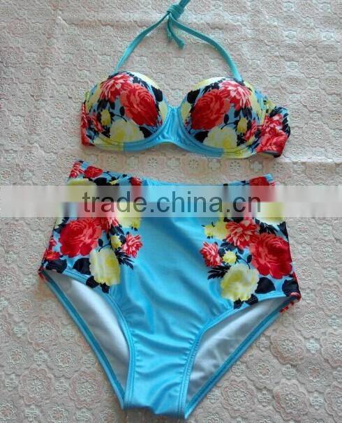 2015 New Hot Swimsuit Thong Junior Swimwear Push Up Swimming Suit For Women Sexy Strappy Junior Thong Bikini