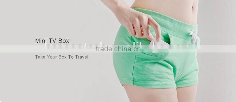 Portable Mini XiaoMi MIUI TV Box MT8685 Quad Core Android 4.4 H.265 Decoder 1GB RAM 4GB ROM WiFi Bluetooth Set-top Box