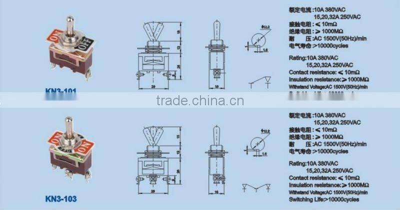 'KN1-403 toggle switch