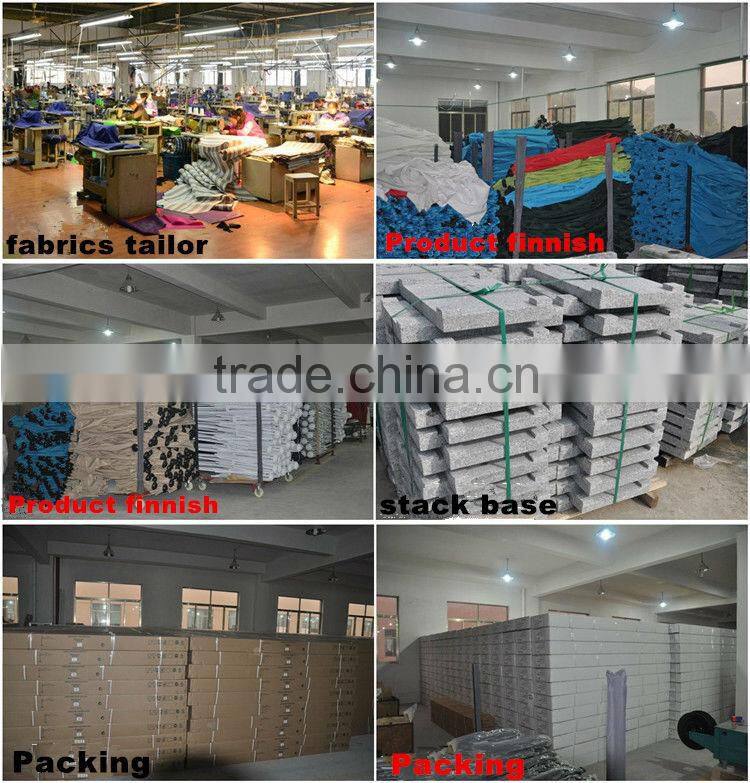 Double tip aluminum pole solar beach umbrella DH-3005