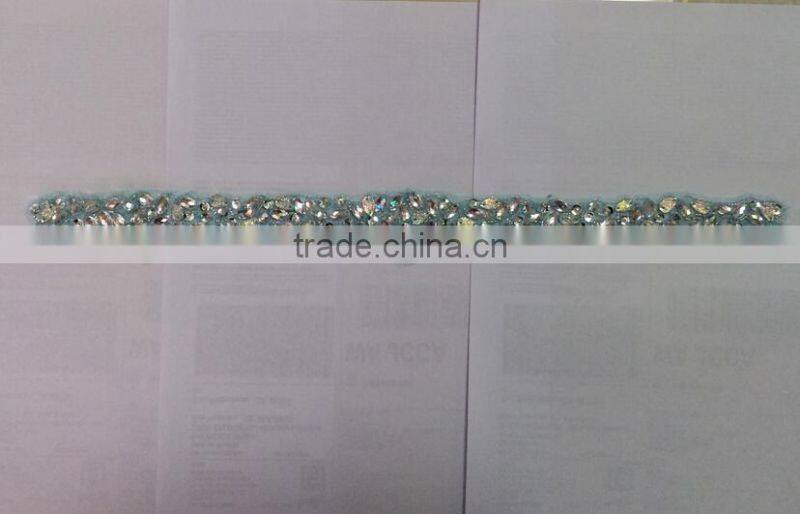 Elegant neck applique and waist applique