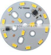 7w 56mm bulb down light pcb with led ic driver on board 80ra 80lm leading edge ac lamp