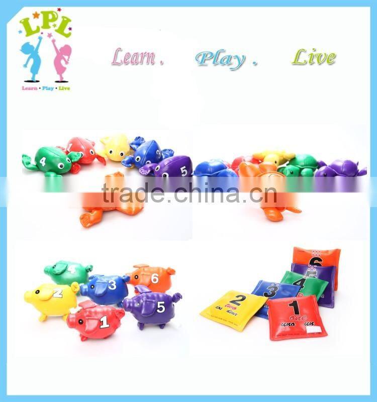 OEM play toy Very lovable kids PU hacky sack sport toys set