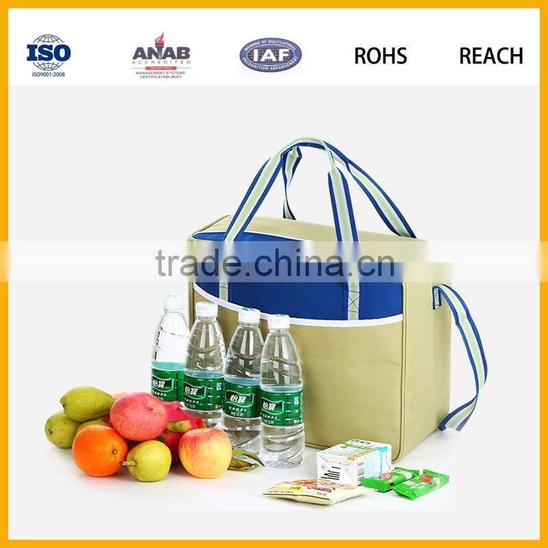 Hot selling aluminum backpack style cooler bag for picnic