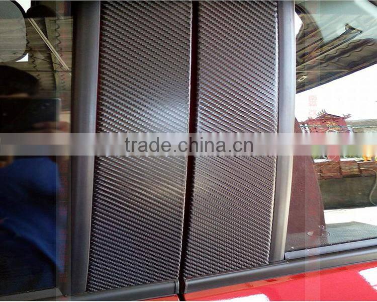 hinmas 1.52x30m air free bubbles carbon fiber 4d vinyl wraps high glossy