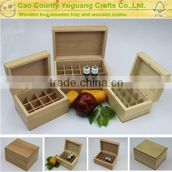Custom essential oil wood box
