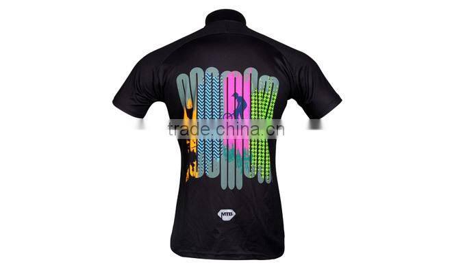 2014 new black summer short sleeve cycling clothes