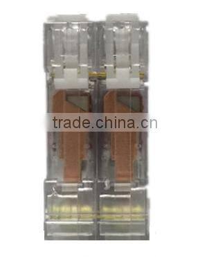 2P mini circuit breaker with transparent cover DZ47-63 6-32A