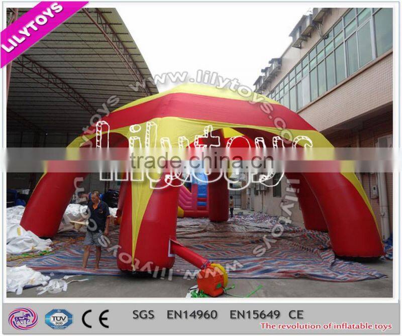 Colorful inflatable tent/dome tent inflatable/tent with post for sale