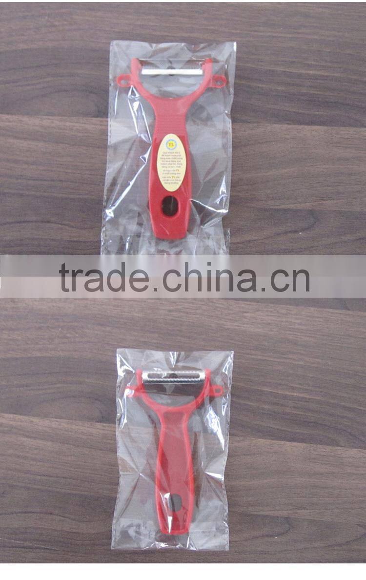 2015 New stainless steel peeler multi-function peeler paring knife scraping skin/flaking kitchen tools P21