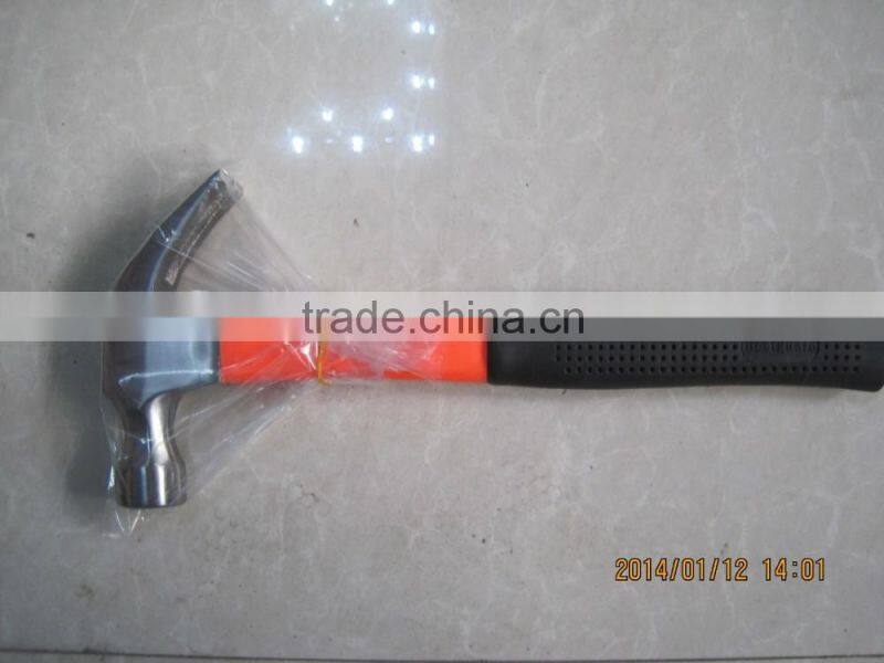 good quality brass brass claw hammer American type tool claw hammer with plastic coated handle TPR coating hammer