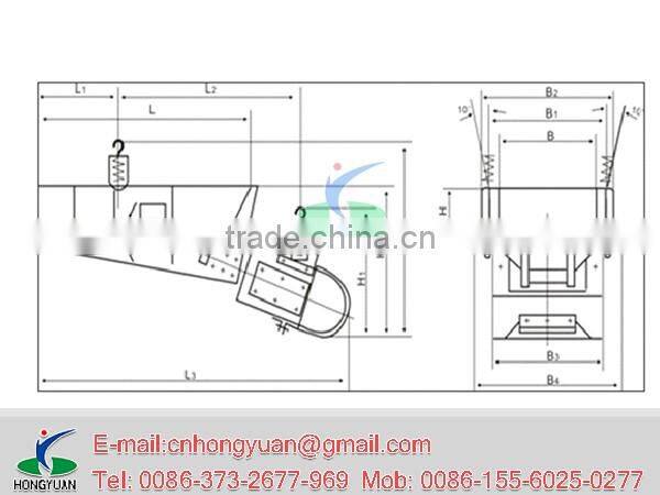 feeding iron powder used electromagnetic vibrating feeder
