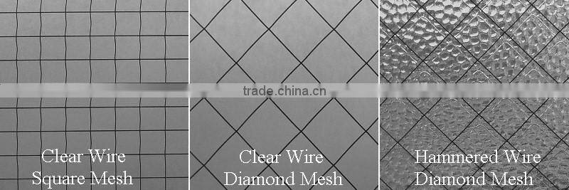 china factory safety wire glass