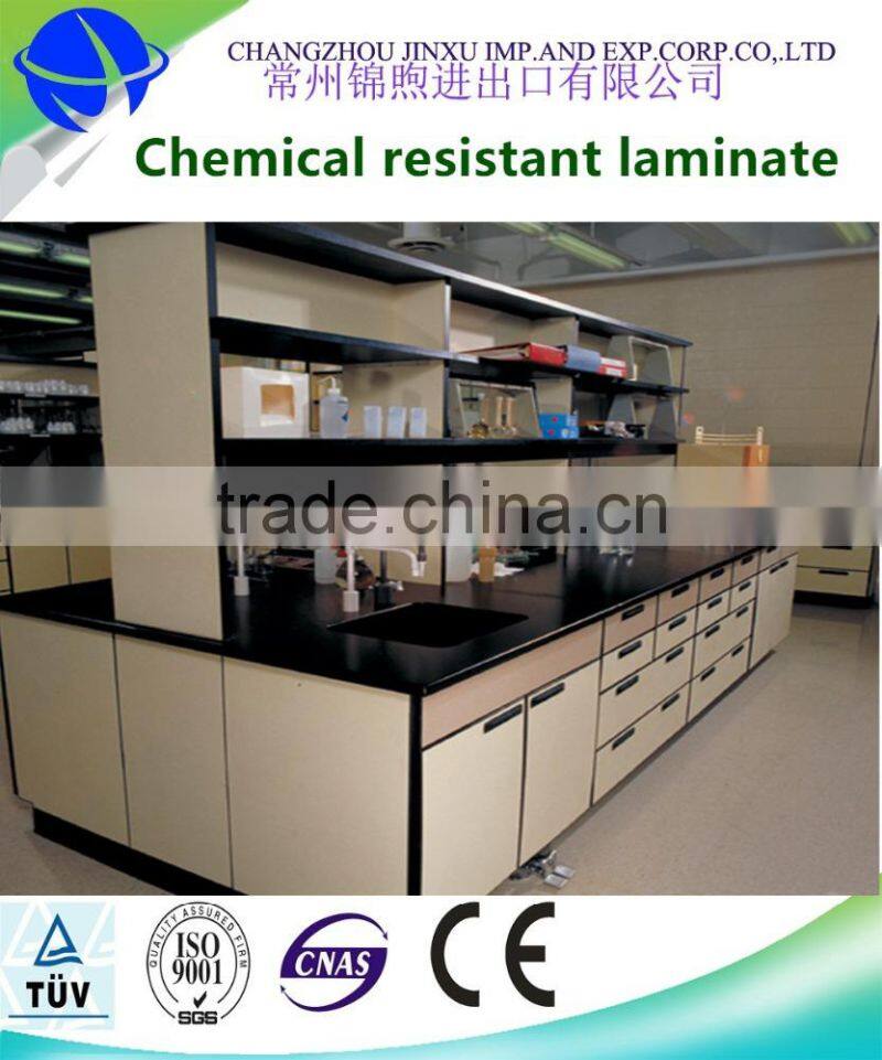Chem-top Laminate ; Chemical Resistant HPL Laminate ;