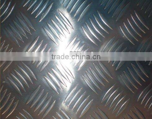 Checkered aluminum plate