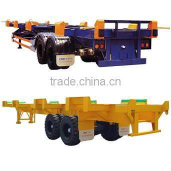 China CLW low transportation cost Turck Trailer 8 tyres dolly semi-trailer price