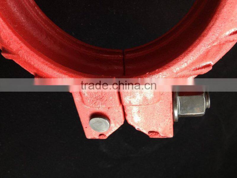 China Manufacturers Pipe Clamp Fittings Galvanized Pipe Clamp Concrete Pump Pipe Clamp