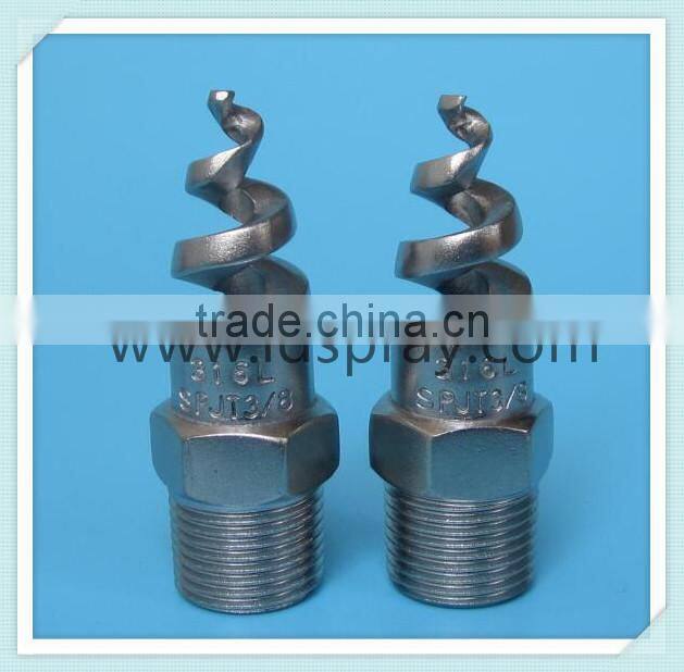 Stainless steel SS spiral cooling tower nozzle