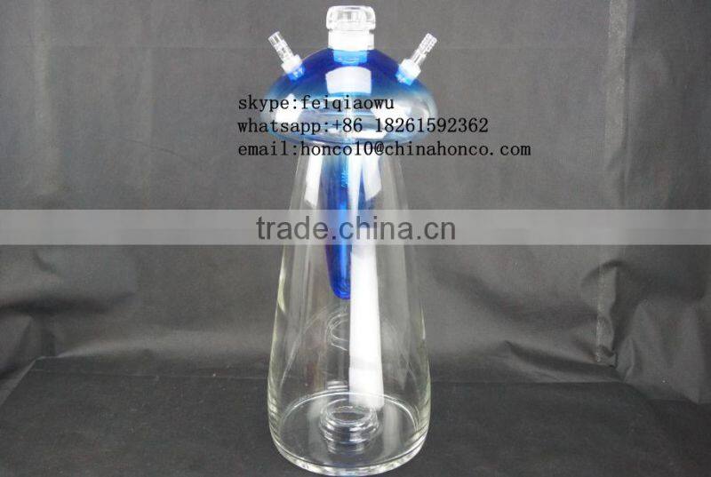 Wholesale shisha glass hookah with led