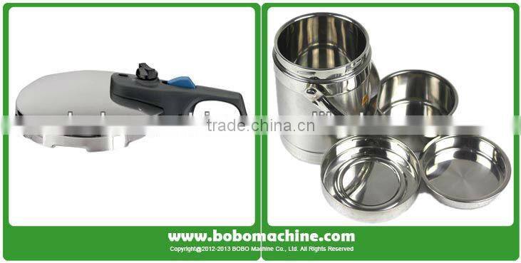 External polishing machine for metal pot