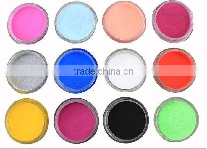 12colors nail art carving powder