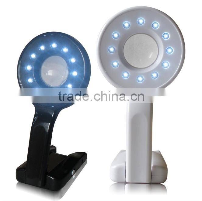 creative fashionable magnifying glass shaped table lamp reading light