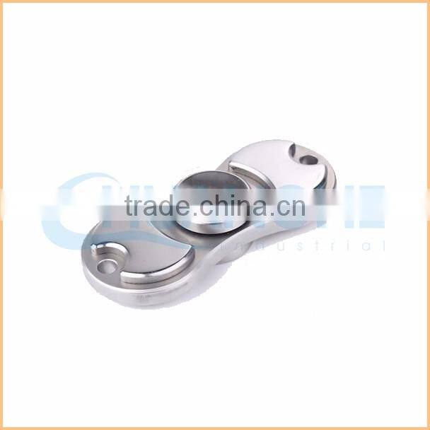 Copper Fidgets Hand Spinner copper material two finger gyro For Autism