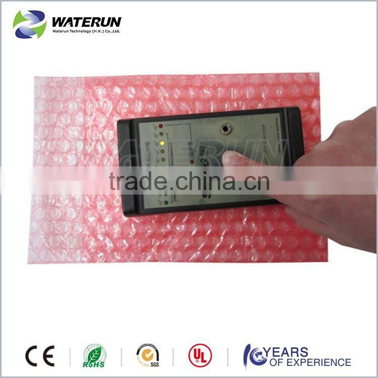 esd bubble bag,air bubble pink antistatic bag for packing clips /CD