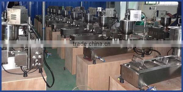 Stainless steel high efficiency commercial donut making machine