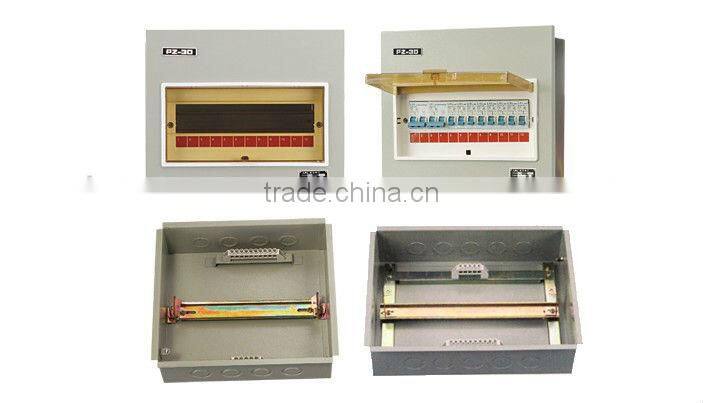 inside distribution box,outside power distribution cabinet, electric closet in the room