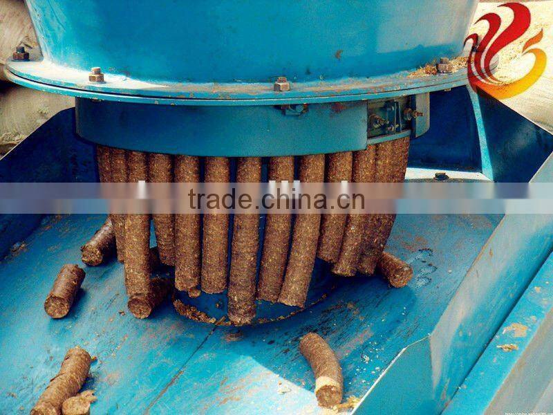 Straw fuel briquetting machine
