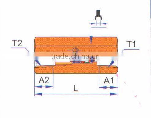 China JULY manufactory supplier zinc alloy connecting tube fittings mini check valve