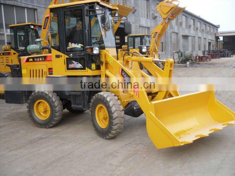 Hot sell small wheel loaders ZL-16 wheel loader drum loader