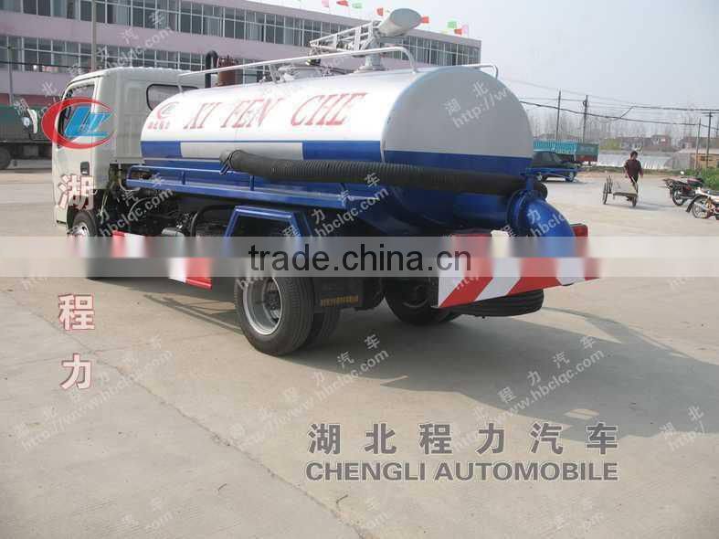 4000L 4x2 LHD/RHD Small mini Fecaling/Fecal Suction Truck