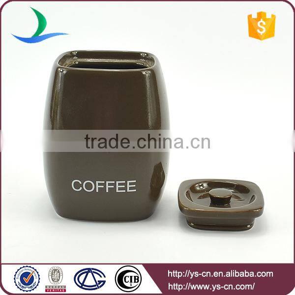 Wholesale ceramic coffee jars storage container