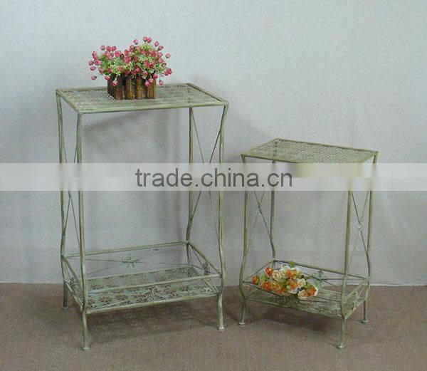 French magzine rack stainless steel lamp table