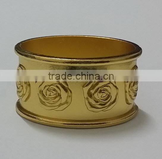 Serviette Holder Ring ,silver plated monogrammed napkin rings