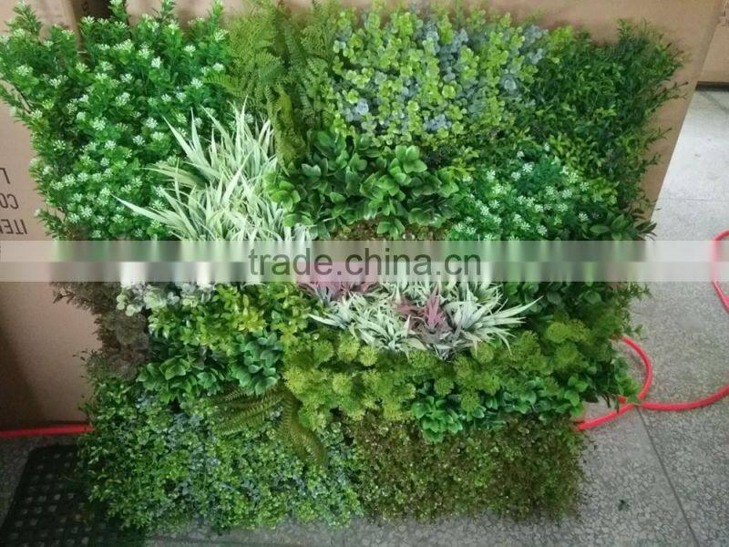 Verticial grass wall tiles