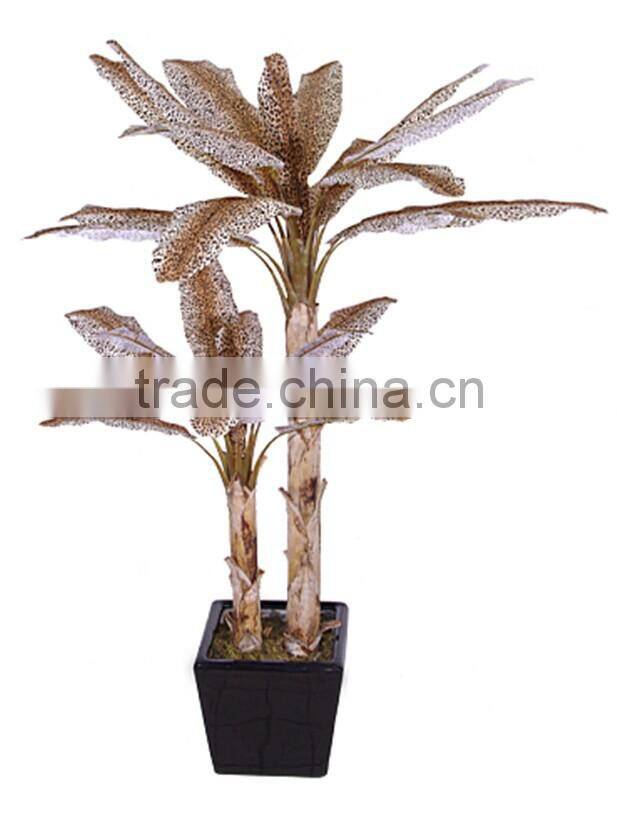 artificial bonsai tree artificial leopard print banana plantain fake trees