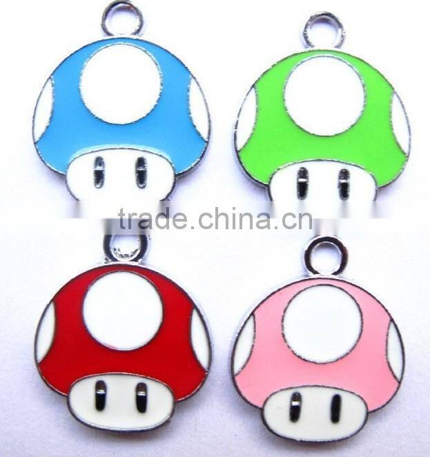 Super mario Bros DIY Metal Charms Jewelry Making pendants Gifts