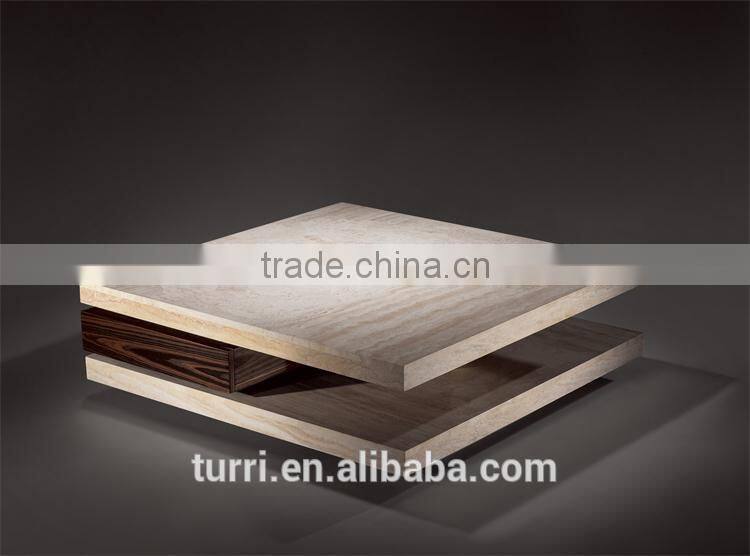 modern living room furniture marble top coffee table for sale
