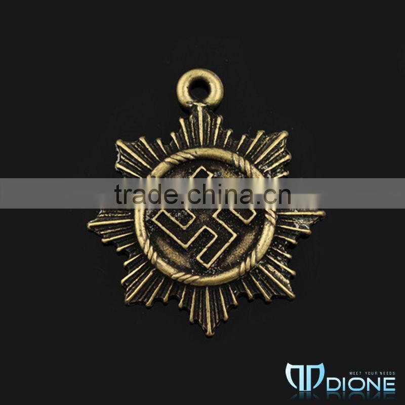 Antique silver angel wings metal charms wholesale metal charms