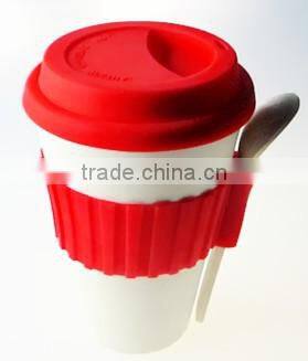 2016 Natural cheap degradable bamboo fiber coffee cup