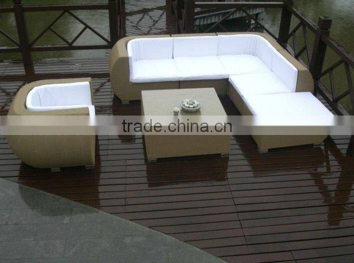 rattan garden patio furniture sofa set