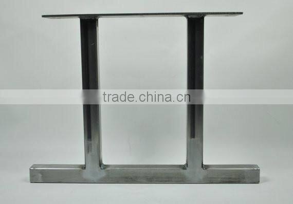 16 inch outdoor garden table leg metal iron double T shape bench leg