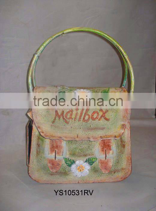 Fujian wholesale crafts mailbox wholesale metal made garden