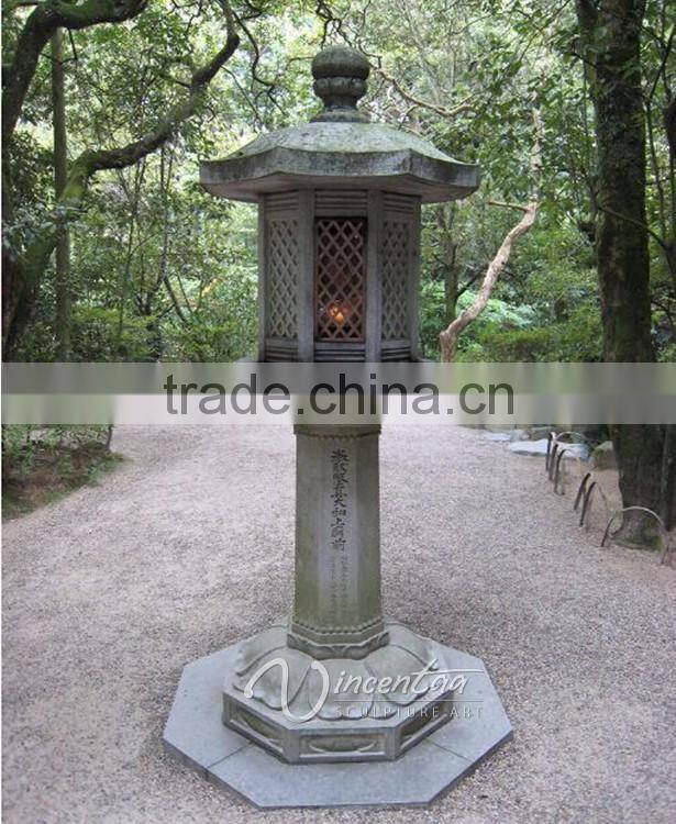 marble carving antique garden japanese stone lantern