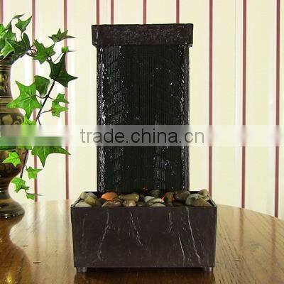 Lighted Stream Tabletop Water Fountain with LED Lights