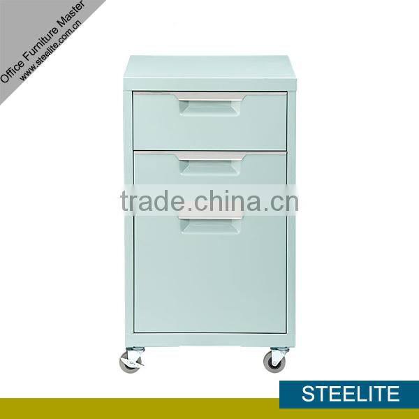 cabinet metal pedestal with cushion/decorative metal cabinet/mobile pedestal cabinet